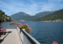 Ein typischer Blick vom der Promenade in Morcote.
